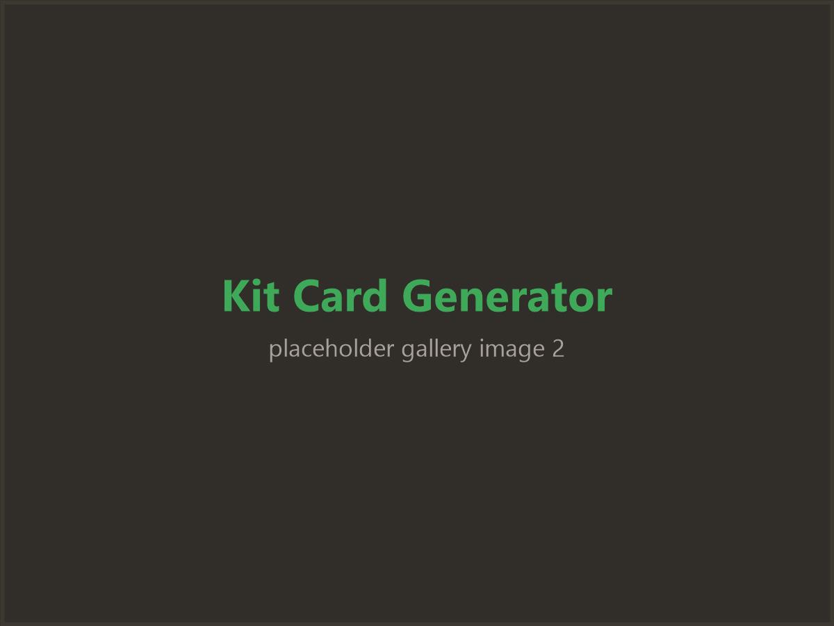 [Add alt text for Kit Card Generator gallery image 2]
