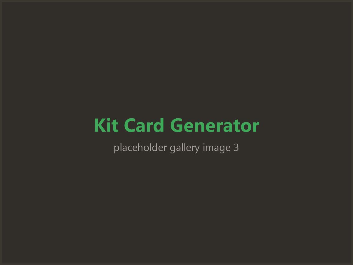 [Add alt text for Kit Card Generator gallery image 3]